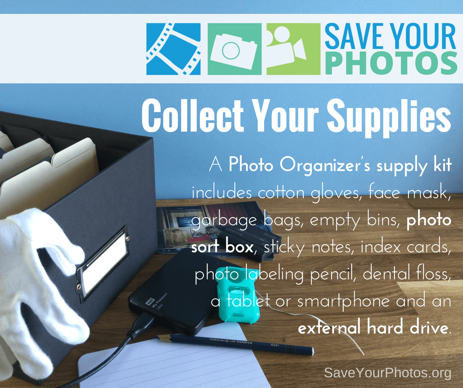 Save Your Photos: Collect Your Photo Organizing Supplies | SaveYourPhotos.org